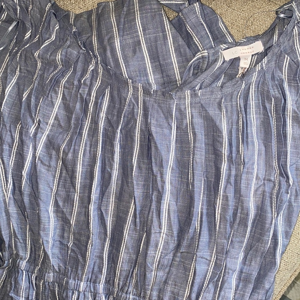 Lauren Conrad Blue & White Spring Dress